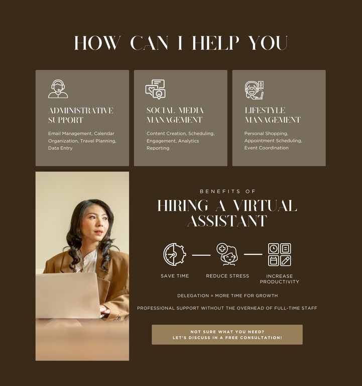 Virtual Assistant Website Template