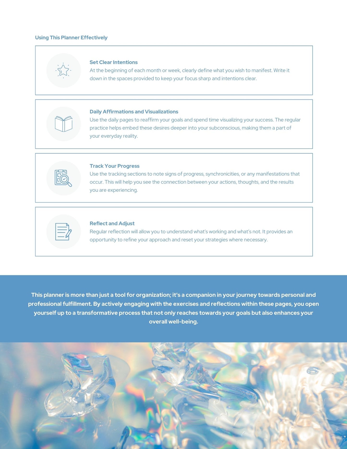 Manifesting Planner