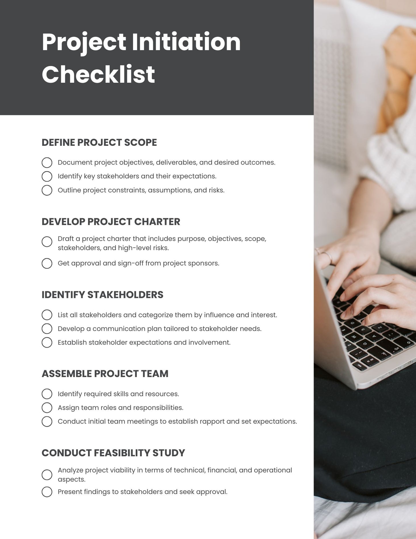 Project Manager Checklist