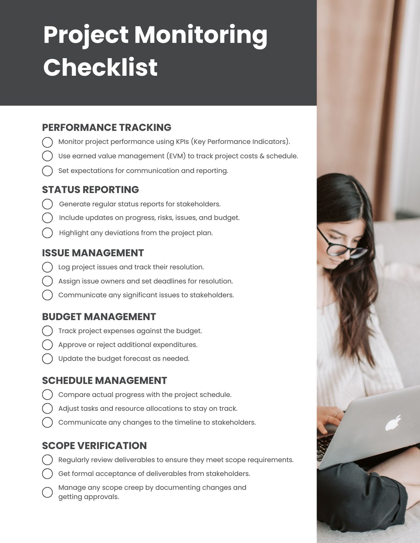 Project Manager Checklist