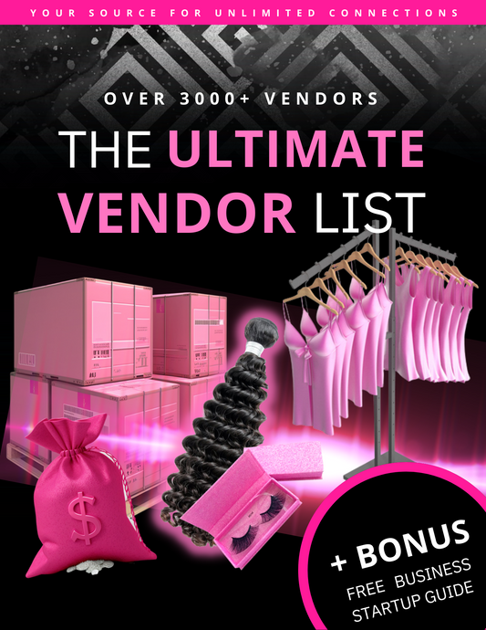 The Ultimate Beauty Vendors List (NEW 2024 Edition)